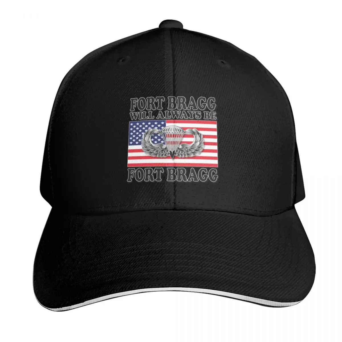 Gorra de béisbol Fort Bragg-Airborne, gorra de camionero, gorras de lujo, gorra de golf, gorra auténtica de diseñador Rave para hombre y mujer