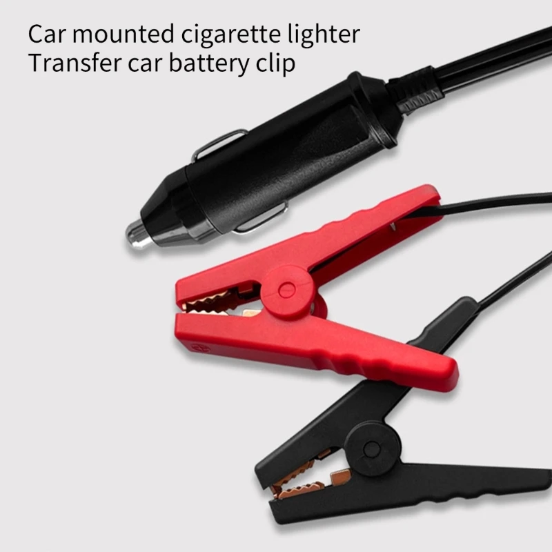 オスシガーライターからバッテリークリップコード車用電源バッテリー充電ケーブル12v-24v車両デバイスドロップシップ用