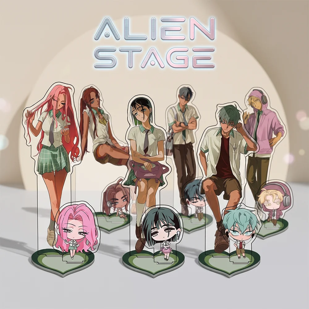 ALIEN STAGE Mizi Till Ivan Luka Sua Hyuna 2026 New 15CM Double Sided Acrylic Stand Keychain 2026 New Anime Stand Desk Decor