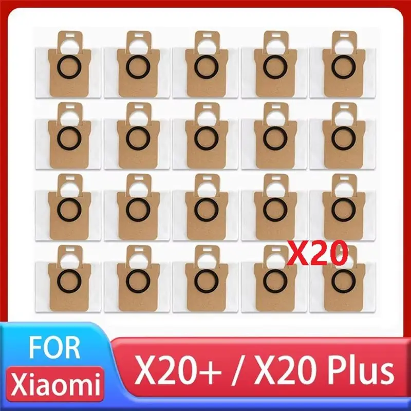 

AEE4-20 шт. пылесборник подходит для робота-пылесоса Xiaomi X20 +/X20 Plus, запасные части, аксессуары, мешки для пыли