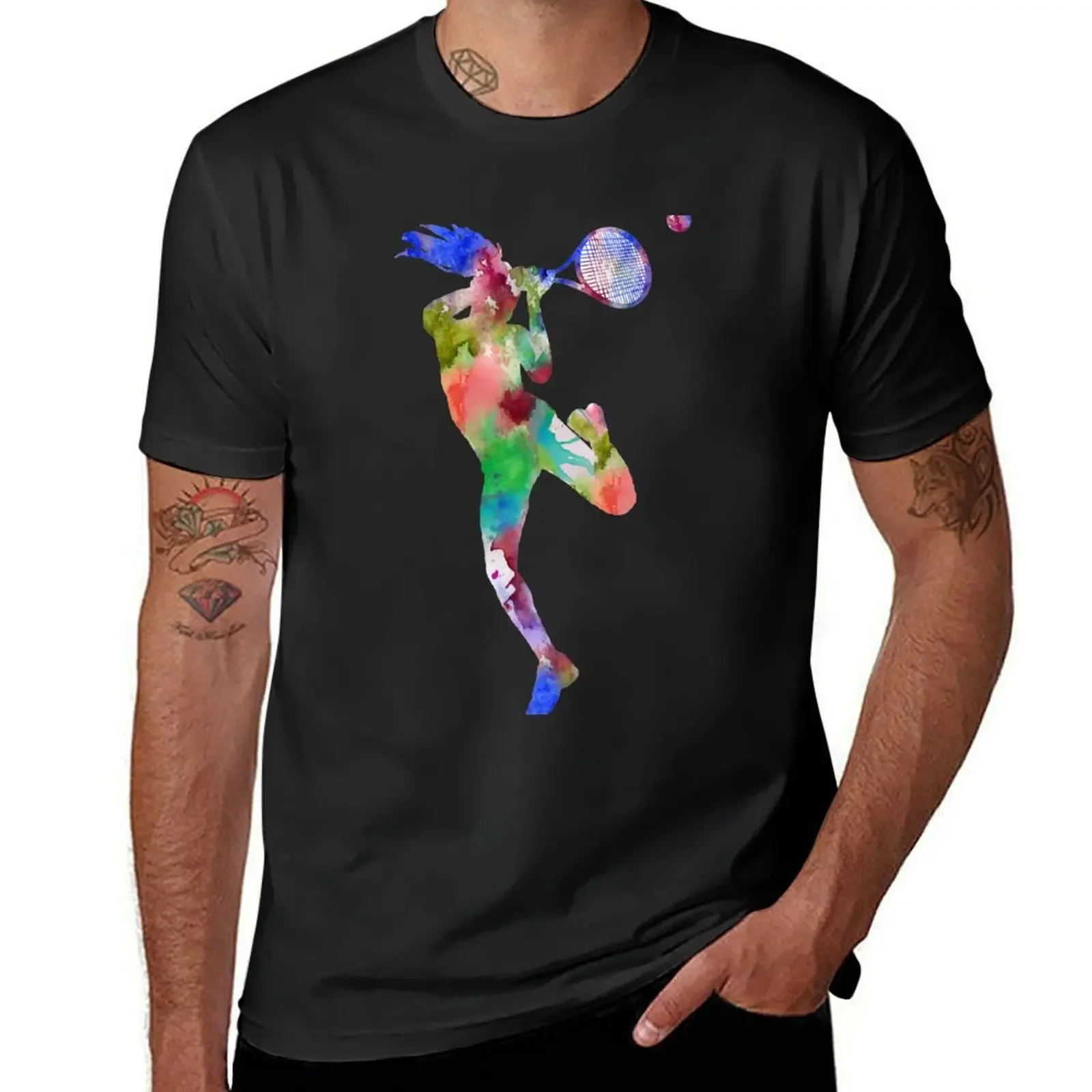 Female tennis player T-Shirt basketball graphic tees sublime customizeds essential t shirt big and tall t shirts for men