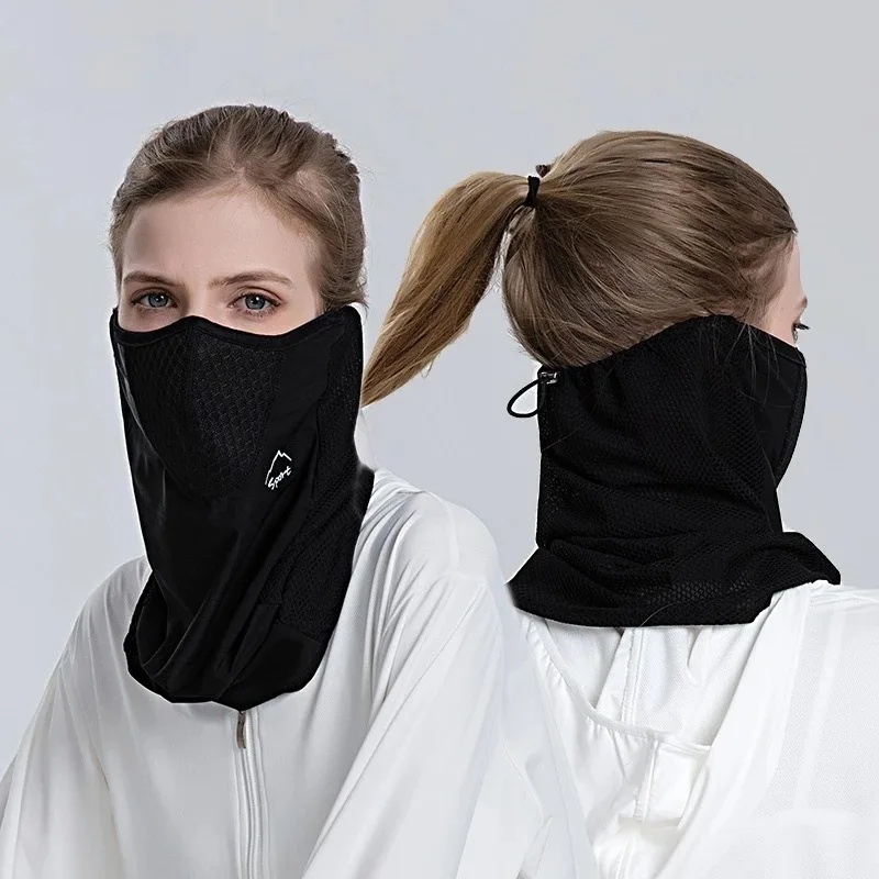 Ciclismo proteção de ouvido esportes ao ar livre escalada acampamento à prova vento balaclava motocicleta máscara facial pescoço cinta cachecol boné