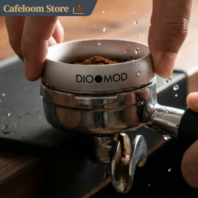 One Exception X Dioomod Coffee Dosing Ring Magnetic Inner Outer Double Card Fits 53mm & 58mm Espresso Portafilter Baskets