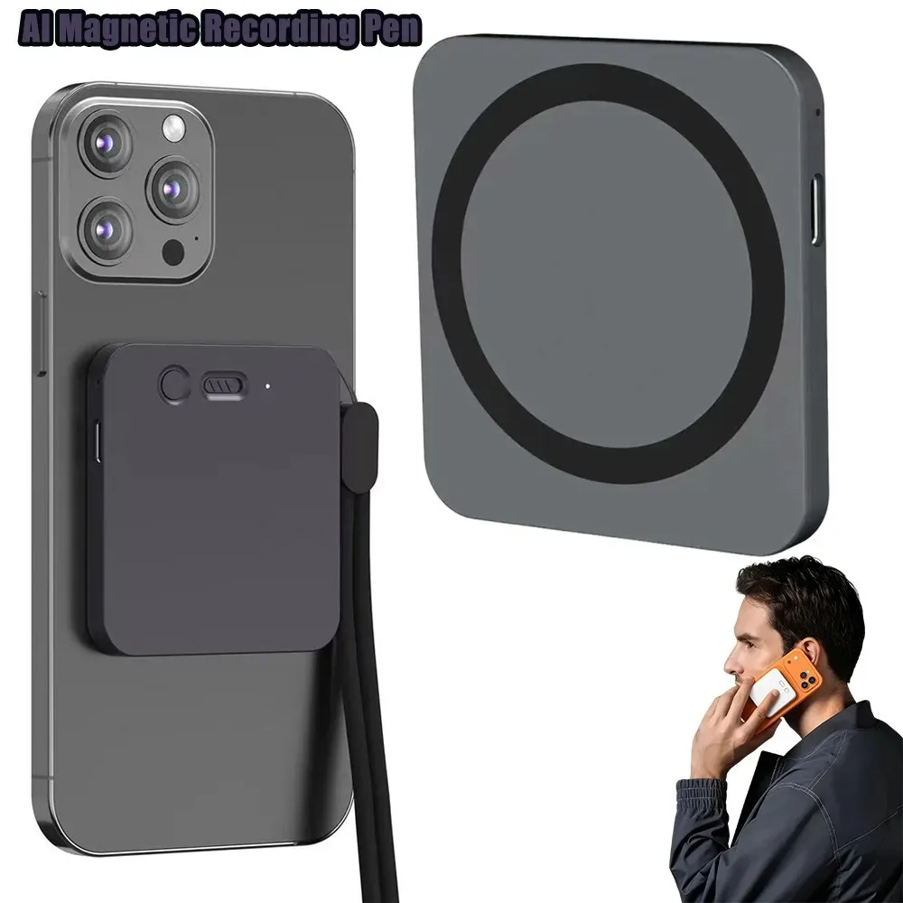 

Business AI Magnetic Recording Pen Meeting Recorder Multi Language Real Time Translation Transcription Summary Ultra Thin Device