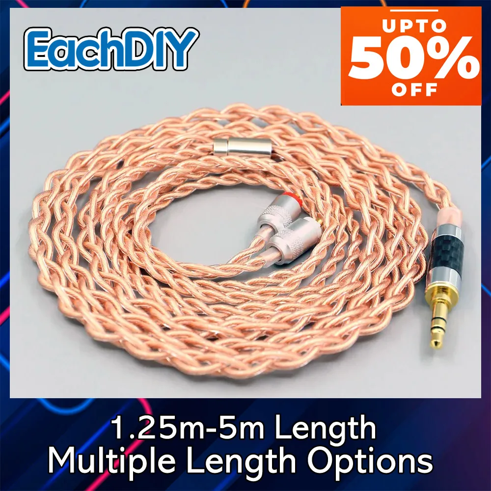 4-adriges 1,7 mm Litz HiFi-OFC geflochtenes Kopfhörerkabel für Sony XBA-H2 XBA-H3 xba-A3 xba-A2 2 Kern 2,8 mm 8091