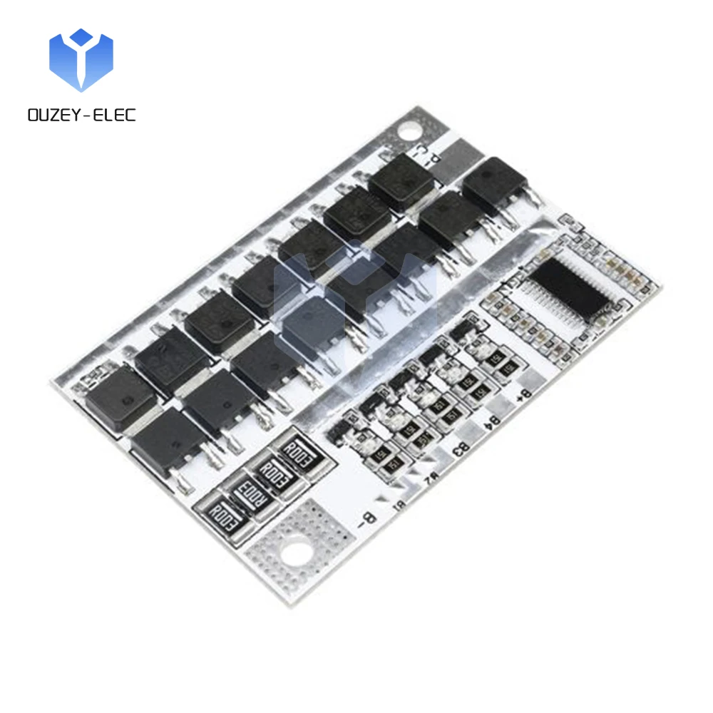 Scheda di protezione del caricabatteria al litio 3S 4S 5S 100A 3.2V con modulo di protezione equalizzatore BMS con indicatori luminosi