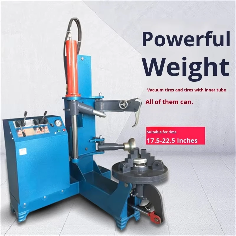 Heavy Duty Truck Vacuum & Tube-in-Tire WHEEL Repair Machine Fully Automatic Vertical Large Tire Changer Bus Truck Trailer