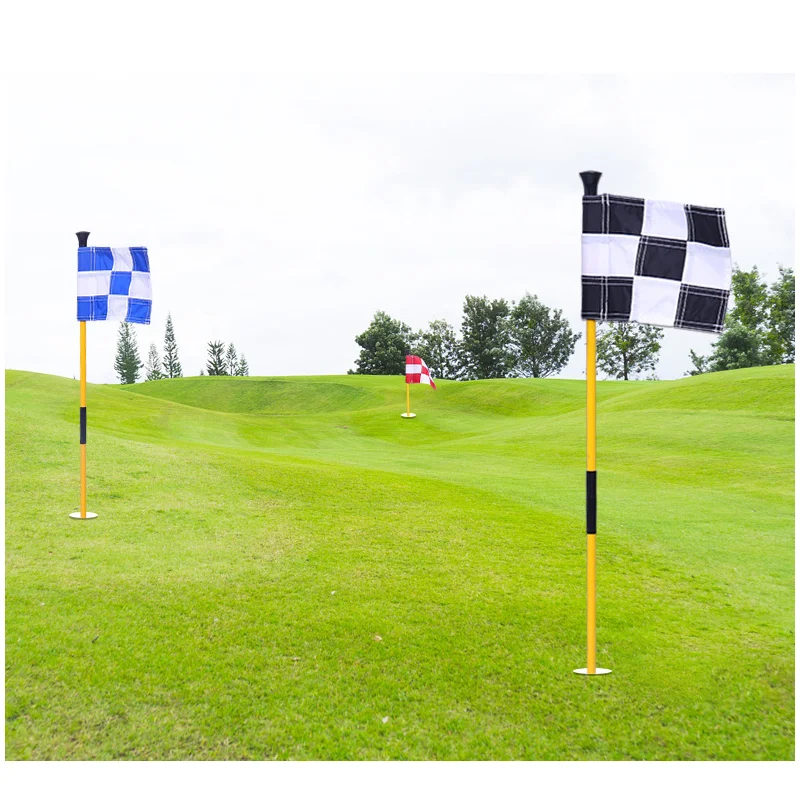 81CM Backyard Practice Golf Hole Pole Cup Flag Stick Golf Putting Green Flagstick Golf Flag and Flagpole Golf Hole New