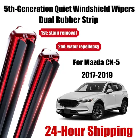 2 szt. Pióra wycieraczek przedniej szyby do Mazda CX-5 CX5 KF MK2 2019 2018 2017 24 cale 18 cali