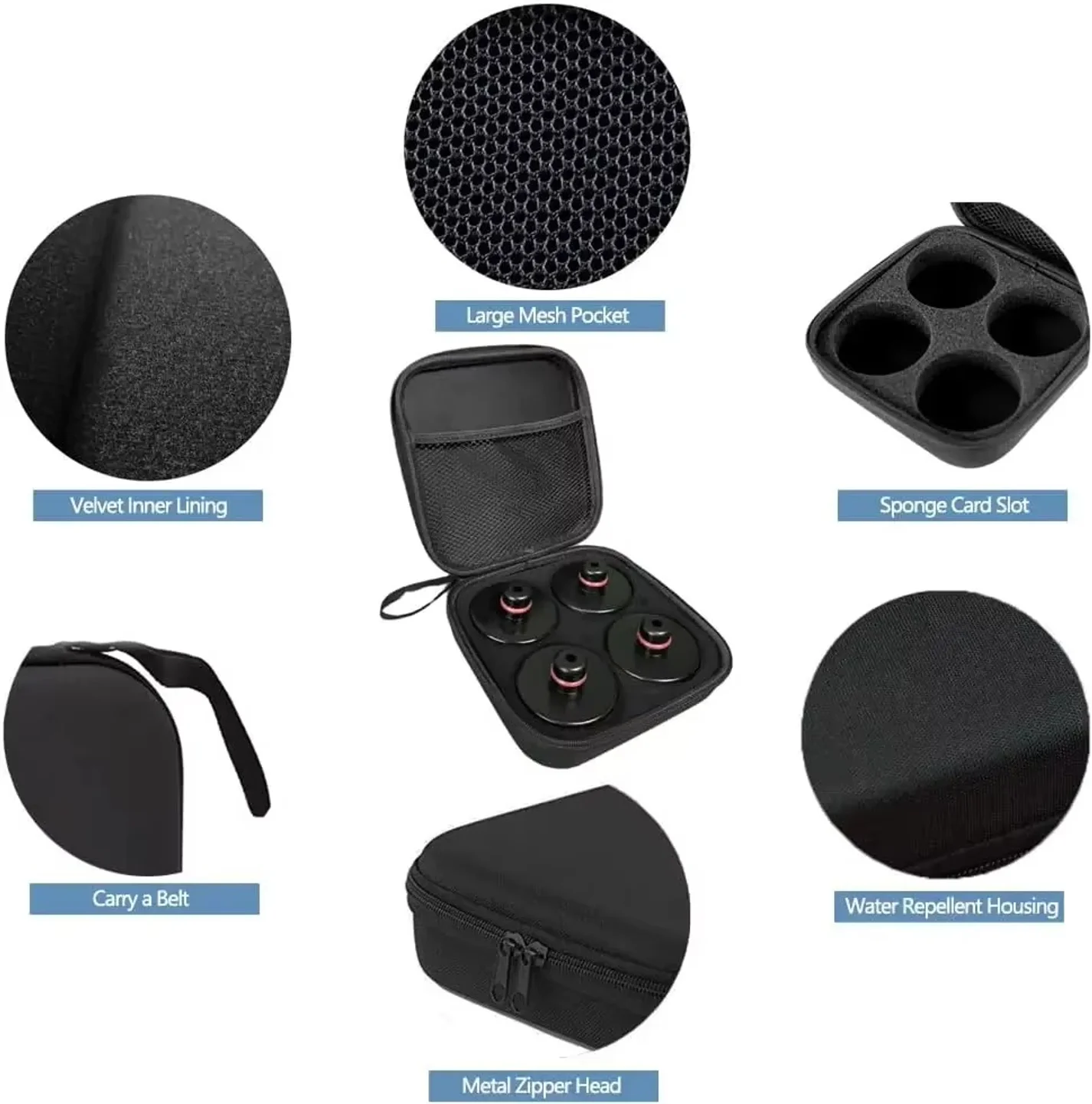 Lifting Jack Pad for Tesla Model 3 S X Y Juniper 4 Pucks with Storage Case Accessories for Tesla Vehicles 2013 to 2026