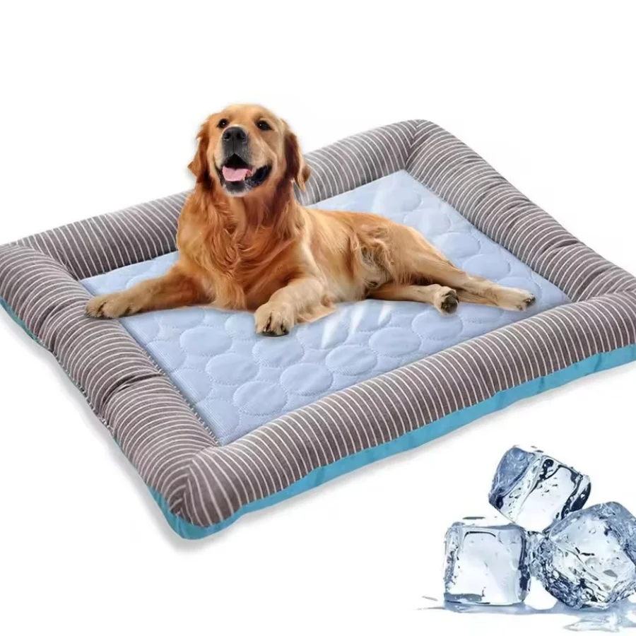 

Breathable Ice Silk Pet Cooling Pad for Small Medium Large Dogs Cats Pets Supplies Accessories Summer Sleeping Soft Mat Pet Bed