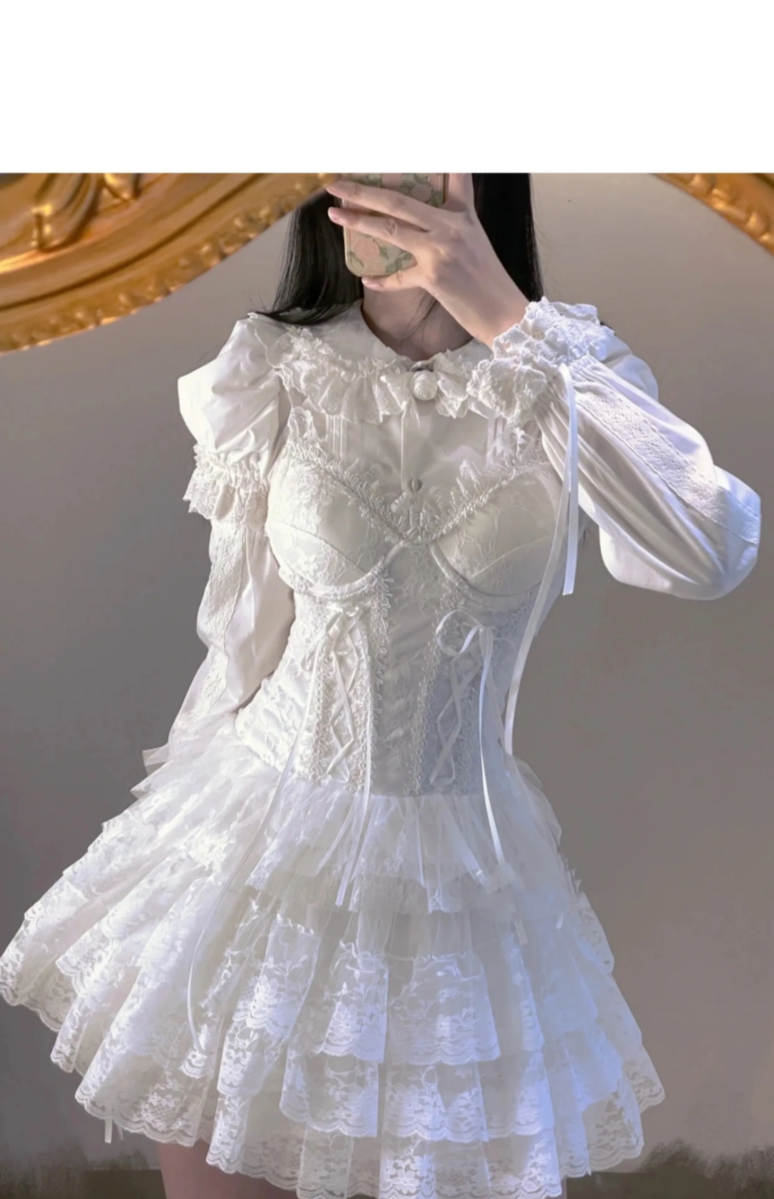Streetwear y2k Rüschen Gothic Miniröcke Frauen süße Kawaii hohe Taille Spitze eine Linie Rock Sommer koreanische Mode schwarz Ballkleid