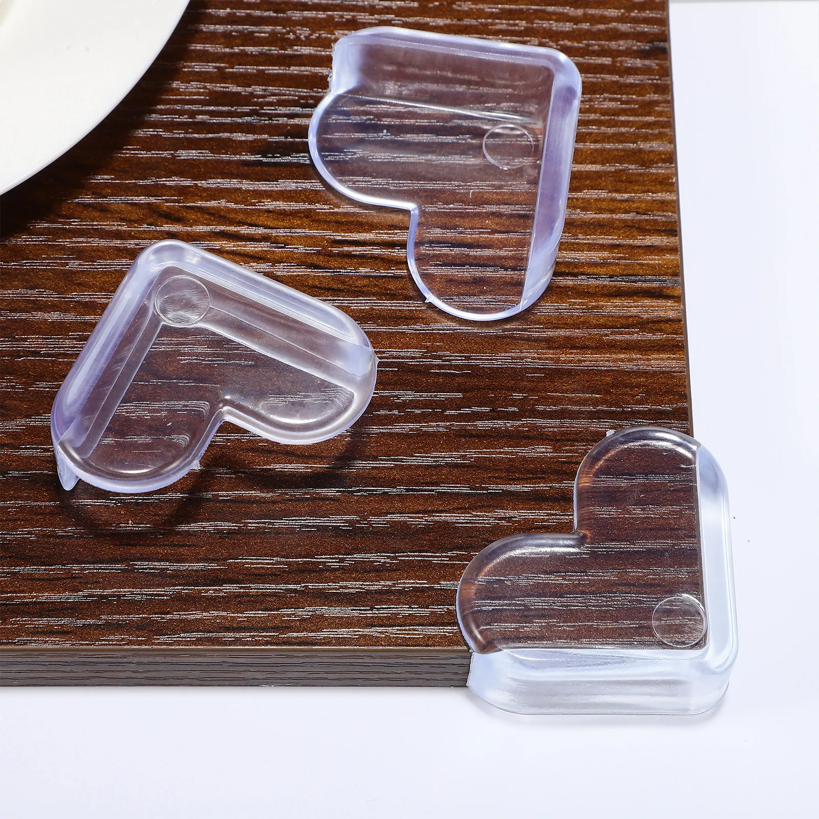 

15Pcs Transparent Table Corner Protectors Safety Bumpers Furniture Corner Guards Edge Covers Desk Cabinet Chair Wardrobe