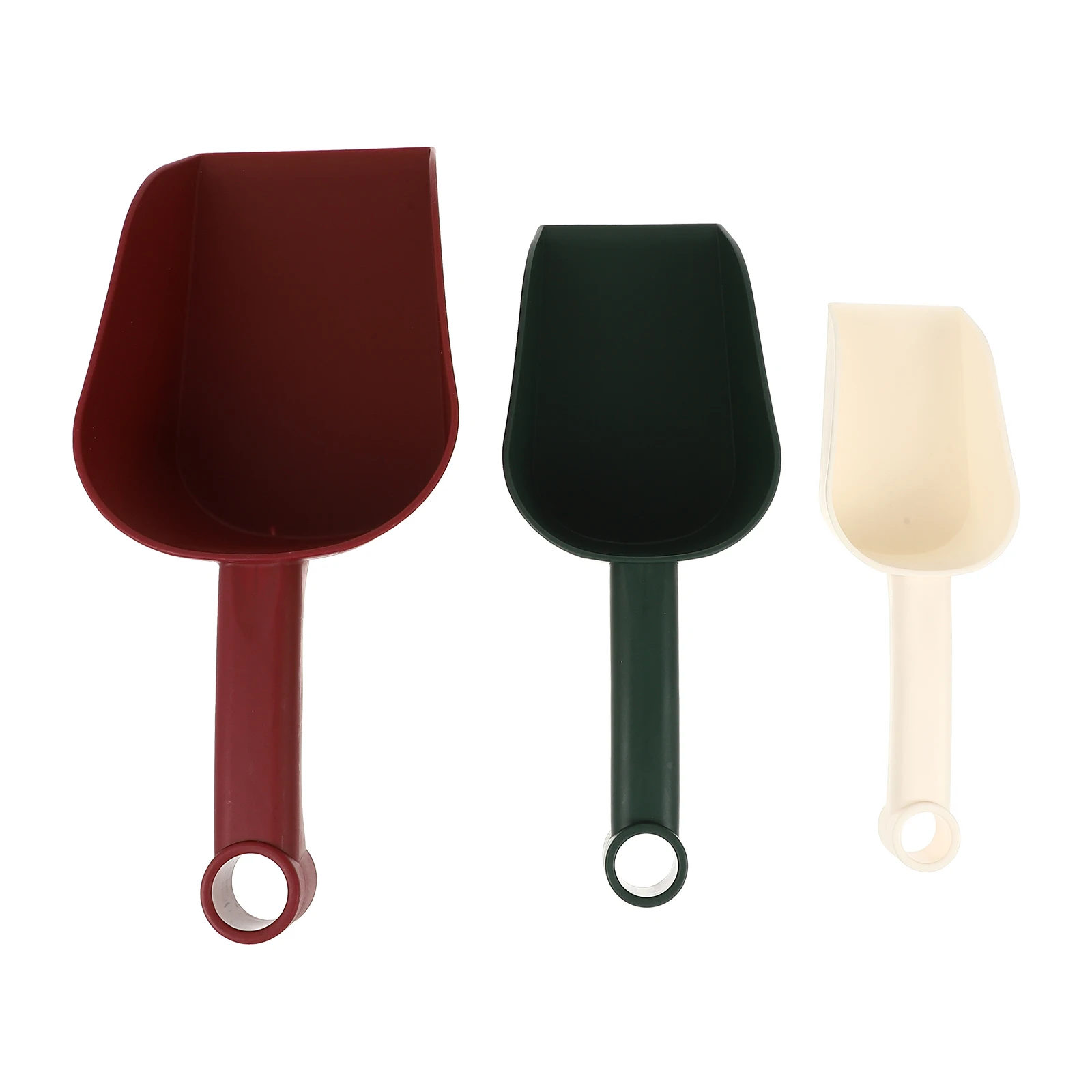 3 Pcs Soil Shovels Lightweight PP Plastic Gardening Tools Mini Dirt Rake Removal Planting Tool Durable Compact Design Easy