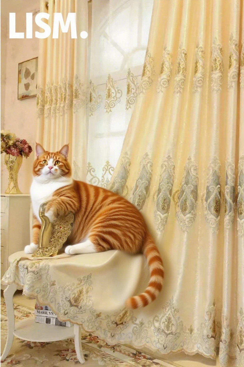 

European Style Luxury Embroidered The New Curtains for Living Room Bedroom Dining Blackout Decor Custom Valance White Tulle
