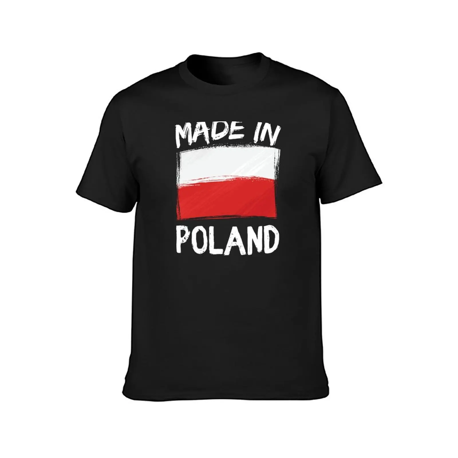 Made In Poland T-Shirt anime clothes sweat sports fans black t shirts for men