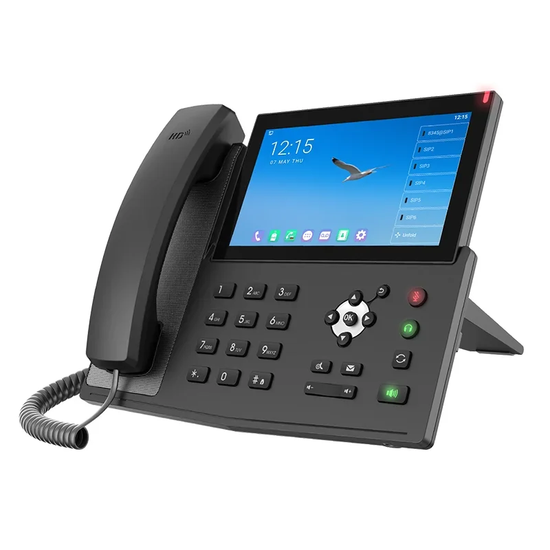 IP Phone Wifi SIP Business with 20 SIP Account Large Display for Office Hotel Use IP Phones Voip Products