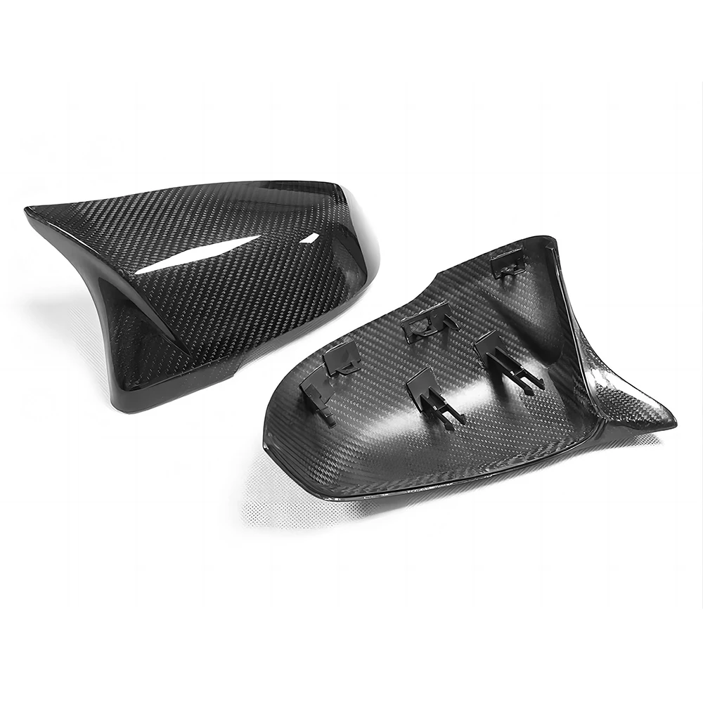 Replacement Rearview Side Mirror Covers For BMW F40 F52 F44 F45 F46 F48 F49 F39 1 2 X1 X2 Series M Dry Forged Carbon Fiber Shell