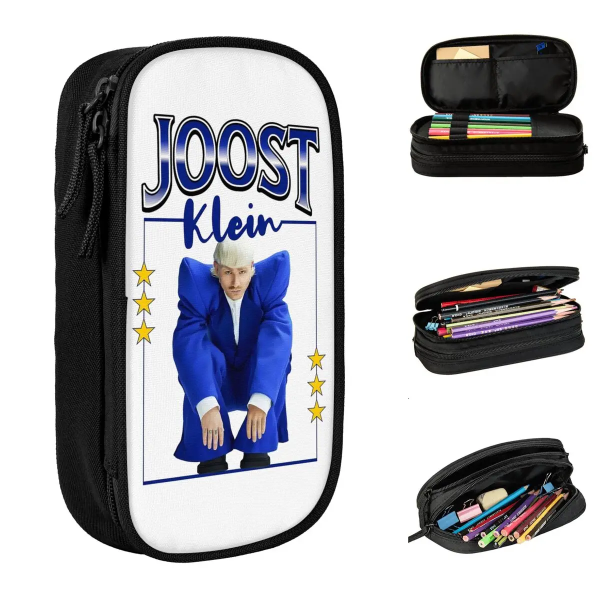 Joost Klein Europapa Music Pencil Case Pencil Pouch Pen Holder for Girl Boy Big Capacity Pencil Bags Students School Stationery