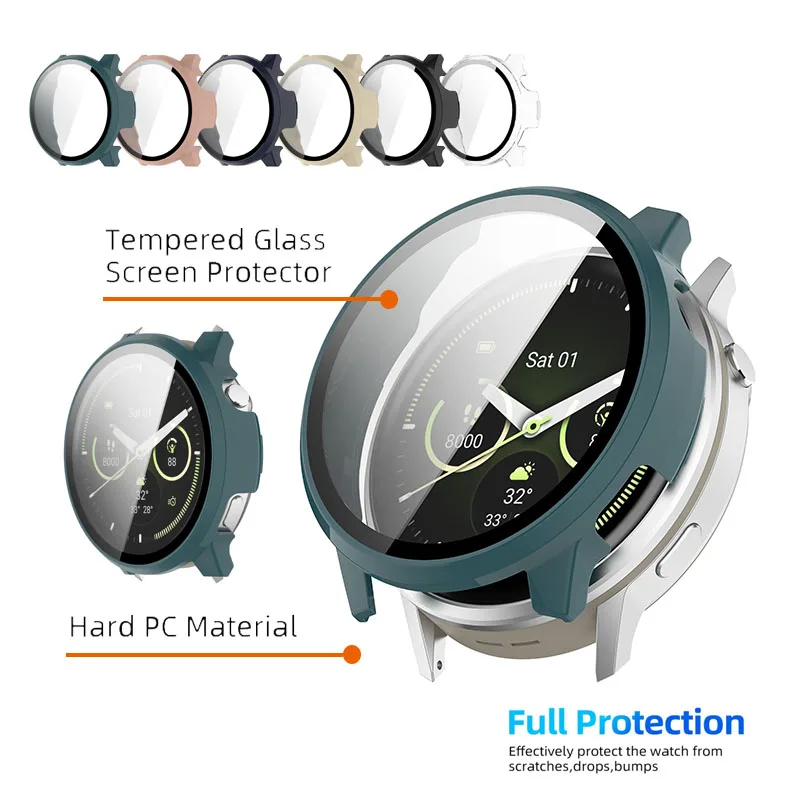 

For Garmin Venu4 41mm 45mm Venu 4 Hard PC Case Tempered Glass Screen Protector Protective Cover