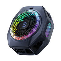 5PRO Magnetic Fan Cooler Phone Clap Fan Cooler for IPhone 13/Black Shark 4/Rog/Xiaomi/Poco F3/Switch/Pad Fast Cooling