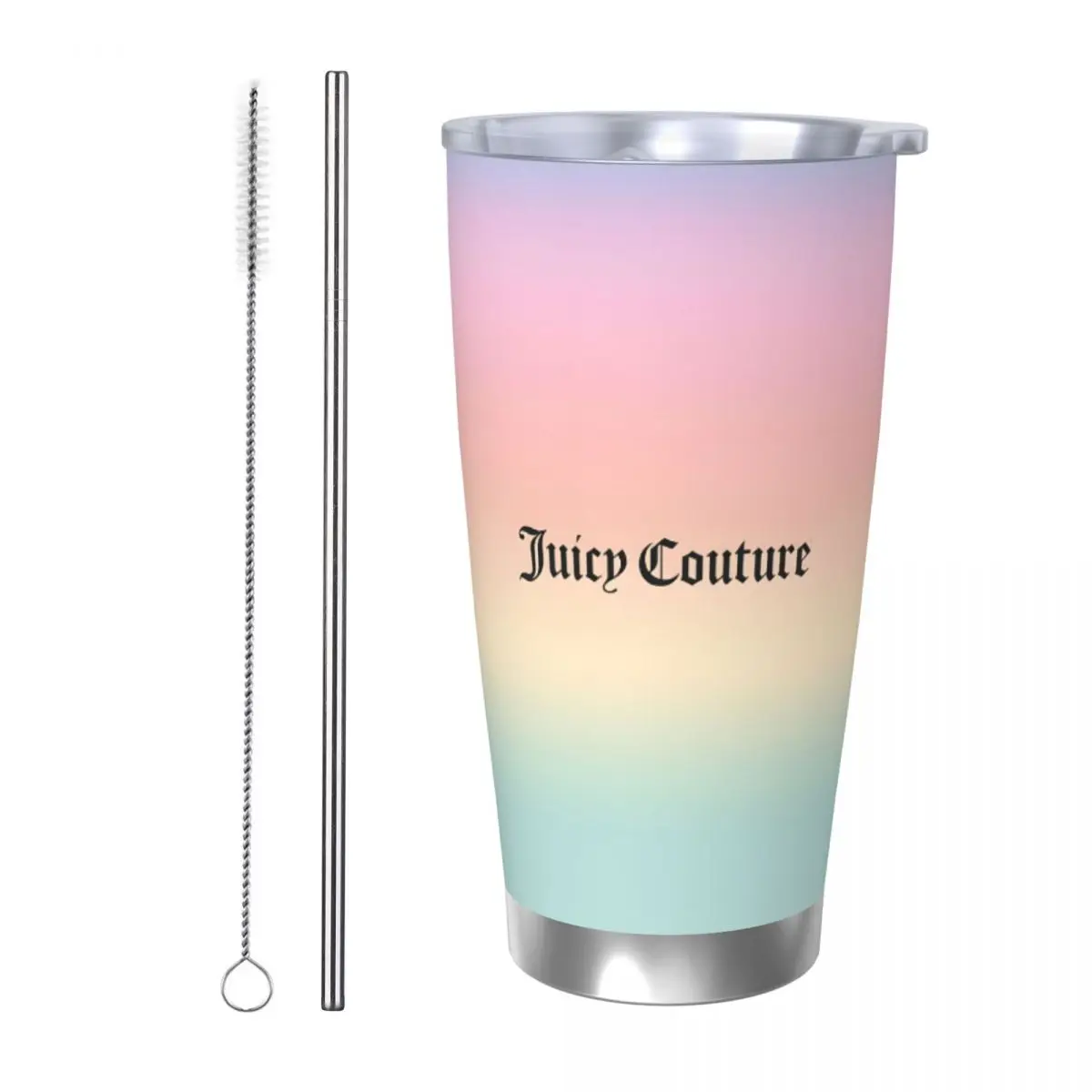 J-Juicy-C-Couture 20oz Cup Large Capacity Car Mug Leak-proof Juice Coffee Cup Food Grade