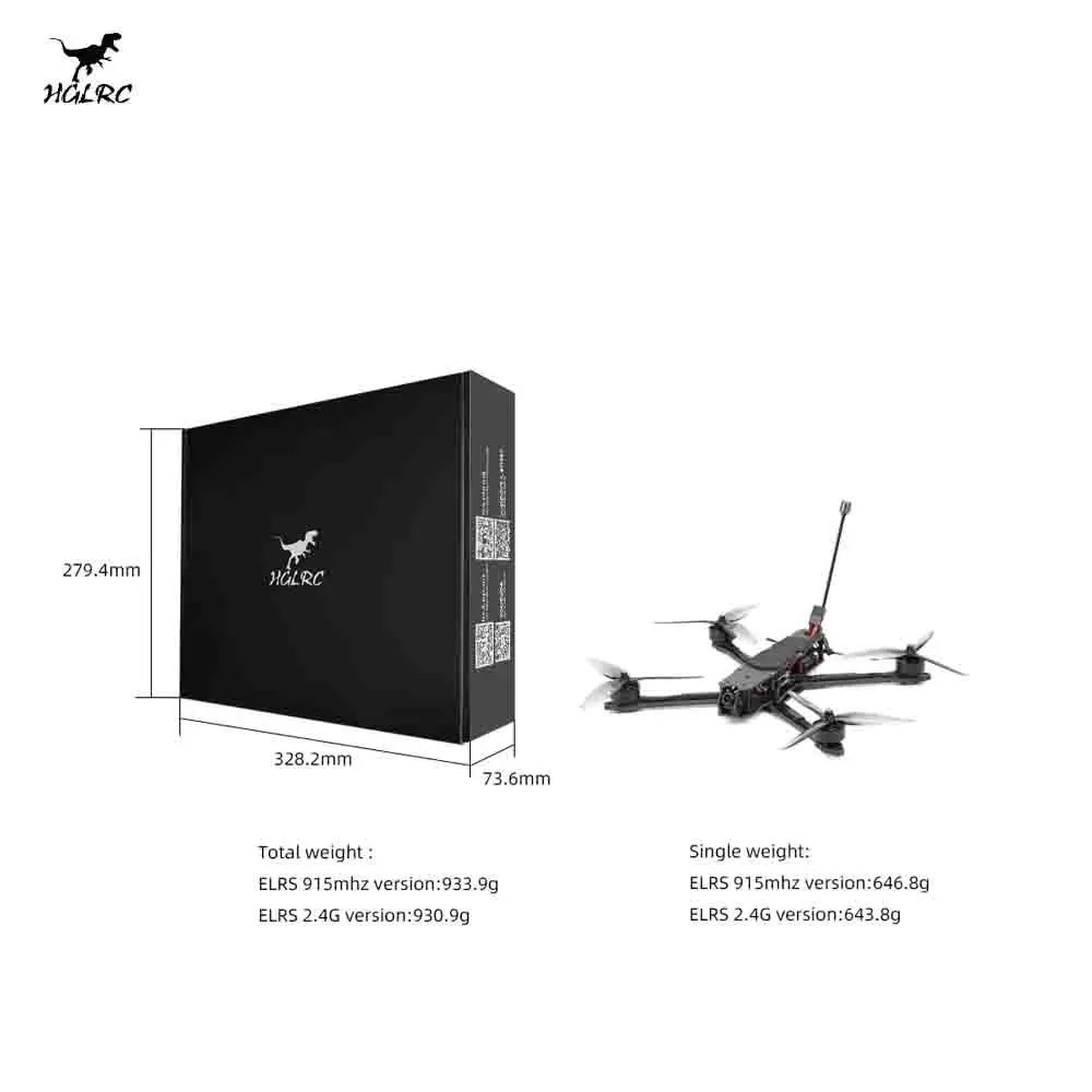 

HGLRC MY7 2810 1350KV Двигатель 2,5 Вт VTX Аналоговый дрон FPV Квадрокоптер дальнего действия RC Инструменты