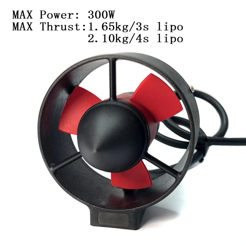 2Pcs ใต้น้ํา Thruster 16V 300W มอเตอร์ไร้แปรงสําหรับ RC เหยื่อลากจูงเรือ Nest เรือ Submarin เรือตกปลา DIY หุ่นยนต์,1