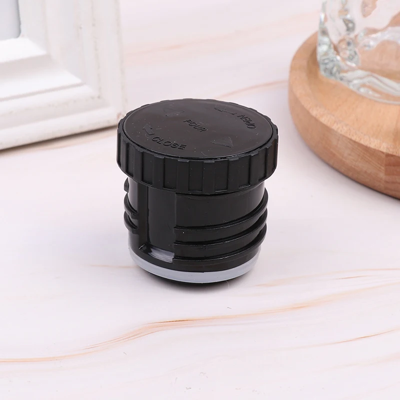 1pc Plastic Vacuum Bottle Cap Easy To Clean Thermos Bottle Stopper Outdoor Travel Bottle For Thermos Outlet Bottle Cap