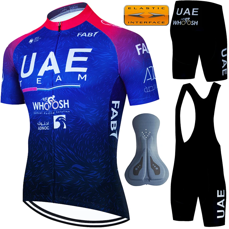 

Sportswear UAE Cycling Uniform Shirt Men's Suit Outfit Set Bib Triathlon Mtb Male Clothing Sports Bicycle Jerseys 2024 Clothes