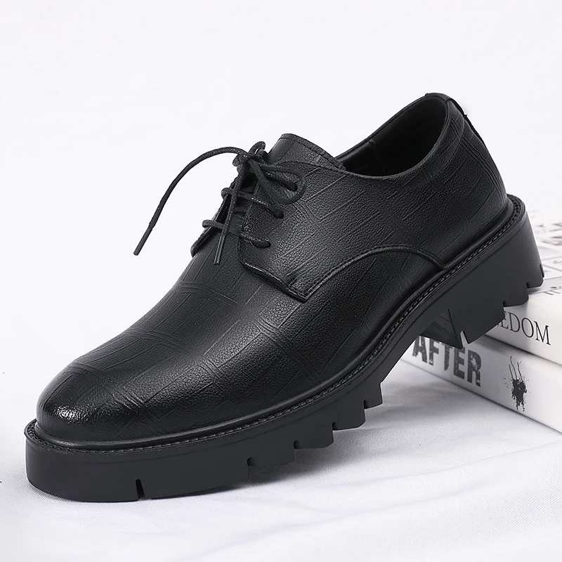 High Quality Elevator 4/7/9 Cm Men Dress Shoes Men Formal Shoes Height Increase Business Men Oxfords Footwear Suit Shoes Taller