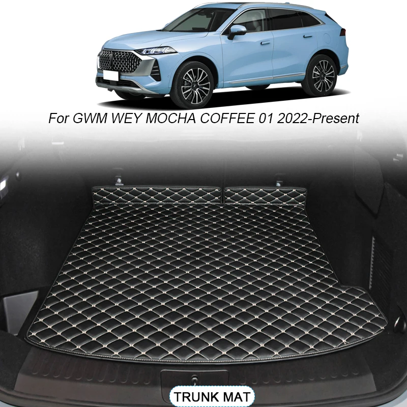 For GMW WEY MOCHA COFFEE 01 2022-2025 Custom Car Styling Trunk Main Mat Waterproof Anti Scratch Non-slip Protect Cover Accessory