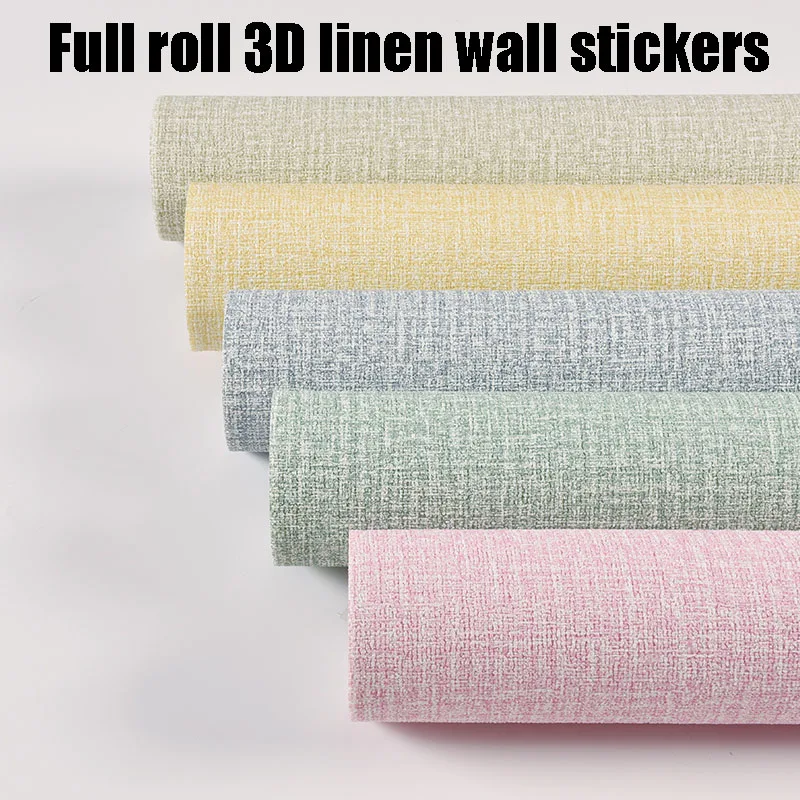 

Wallpaper self-adhesive waterproof and moisture-proof wall stickers warm renovation wall stickers for bedrooms and living rooms