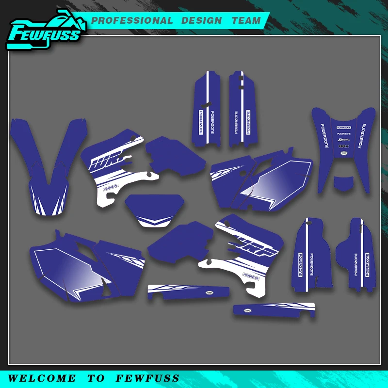 

Fewfuss для YAMAHA WR 250F WR 450F WR250F WR450F WRF 250 450 2003 2004 2005 2006 графические наклейки наклейки номер имя на заказ