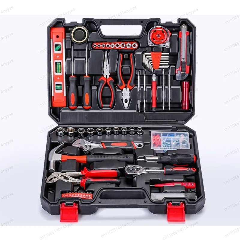 120-Piece Tool Kit Home Repair Tool Set with Storage Case for DIY Maintenance