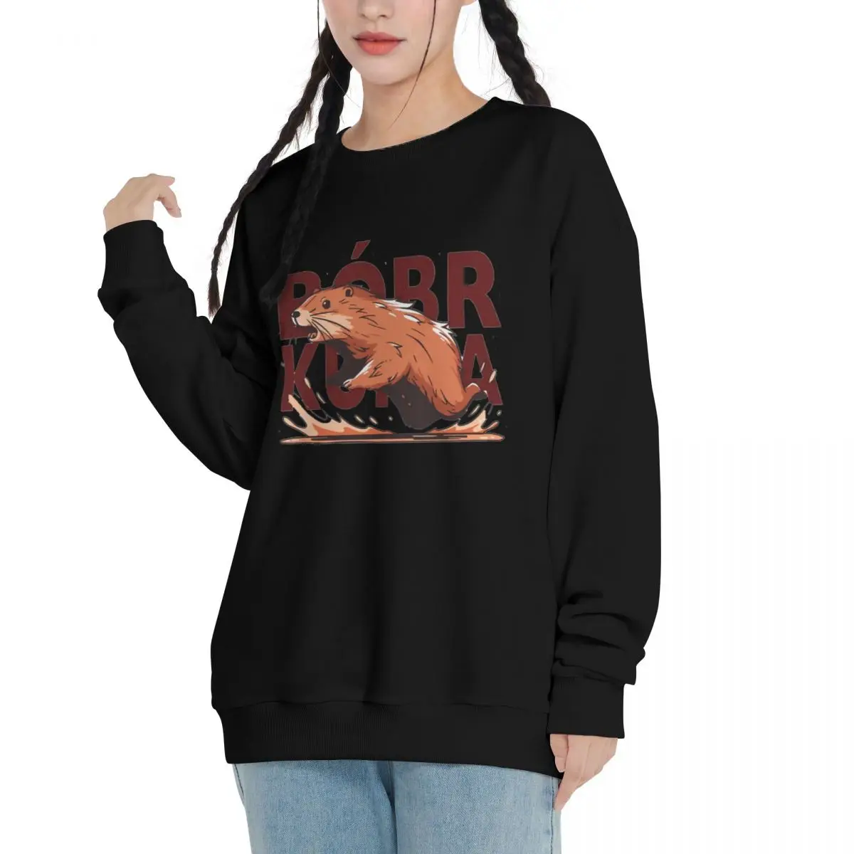 Poland Beaver Bober Casual Sweatshirts Men Women Cotton Basic Hoodies Pullover Hiphop