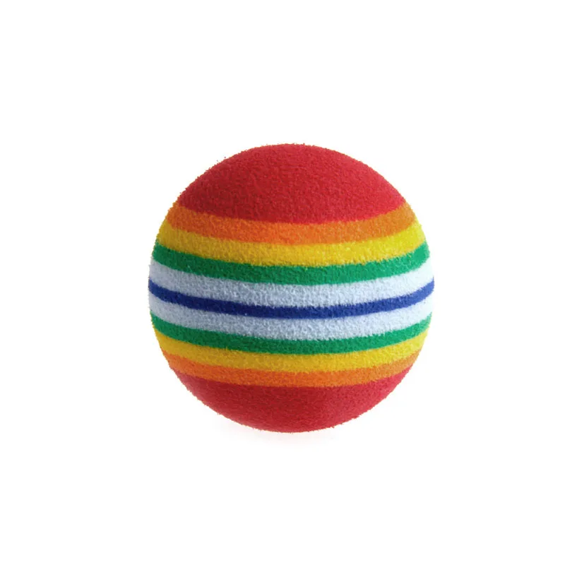 10Pcs Colorful Pet Ball Toys Interactive Fetching Catching Ball Colorful EVA Catching Balls for Medium Dog Puppy Home