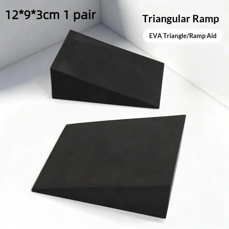 2Pcs Durable EVA Foam Yoga Wedge Slant Boards Anti-Scratch for Squats Pilates Gym Stretching Exercise