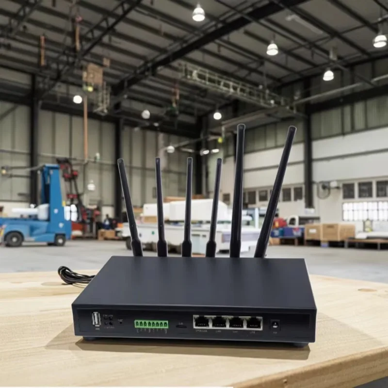 بطاقة SIM متعددة 4G 5G LTE WIFI مودم خلوي من الدرجة الصناعية VPN راوتر مع منافذ جيجابت إيثرنت مزدوجة النطاق 2.4 جيجا هرتز 5 جيجا هرتز #6