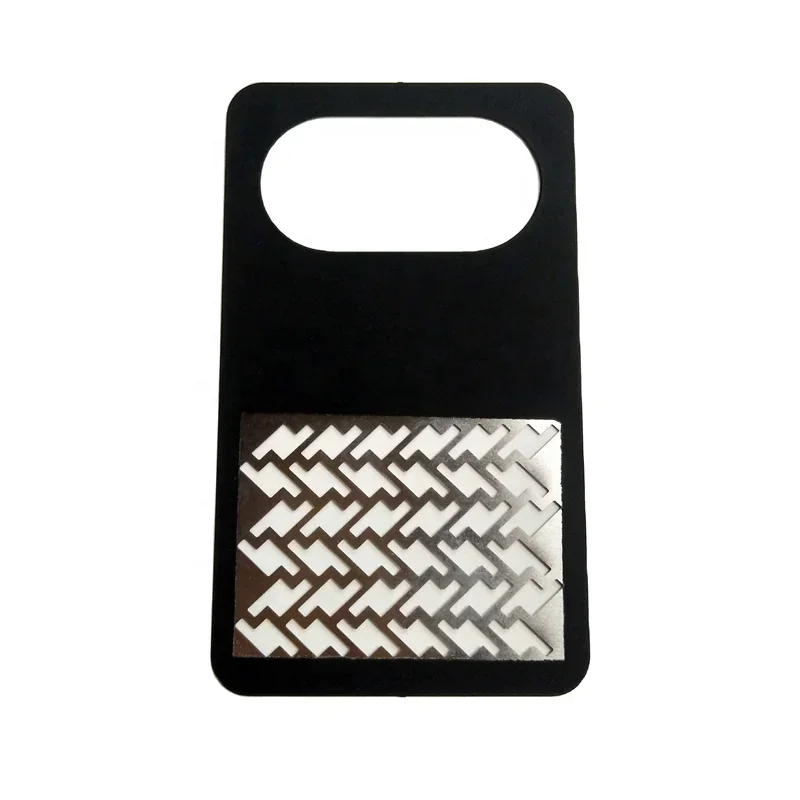 Tarjeta de metal de diseño creativo al por mayor de fábrica Tarjeta de molinillo de hierbas Tarjeta de amoladora manual con logotipo personalizado