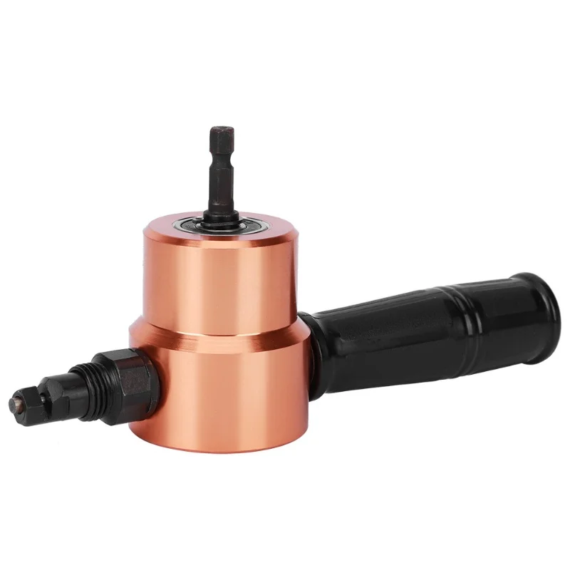 

Двухголовочный резак-ниблер для листового металла, насадка для дрели, инструмент для резки, аксессуар для электродрели