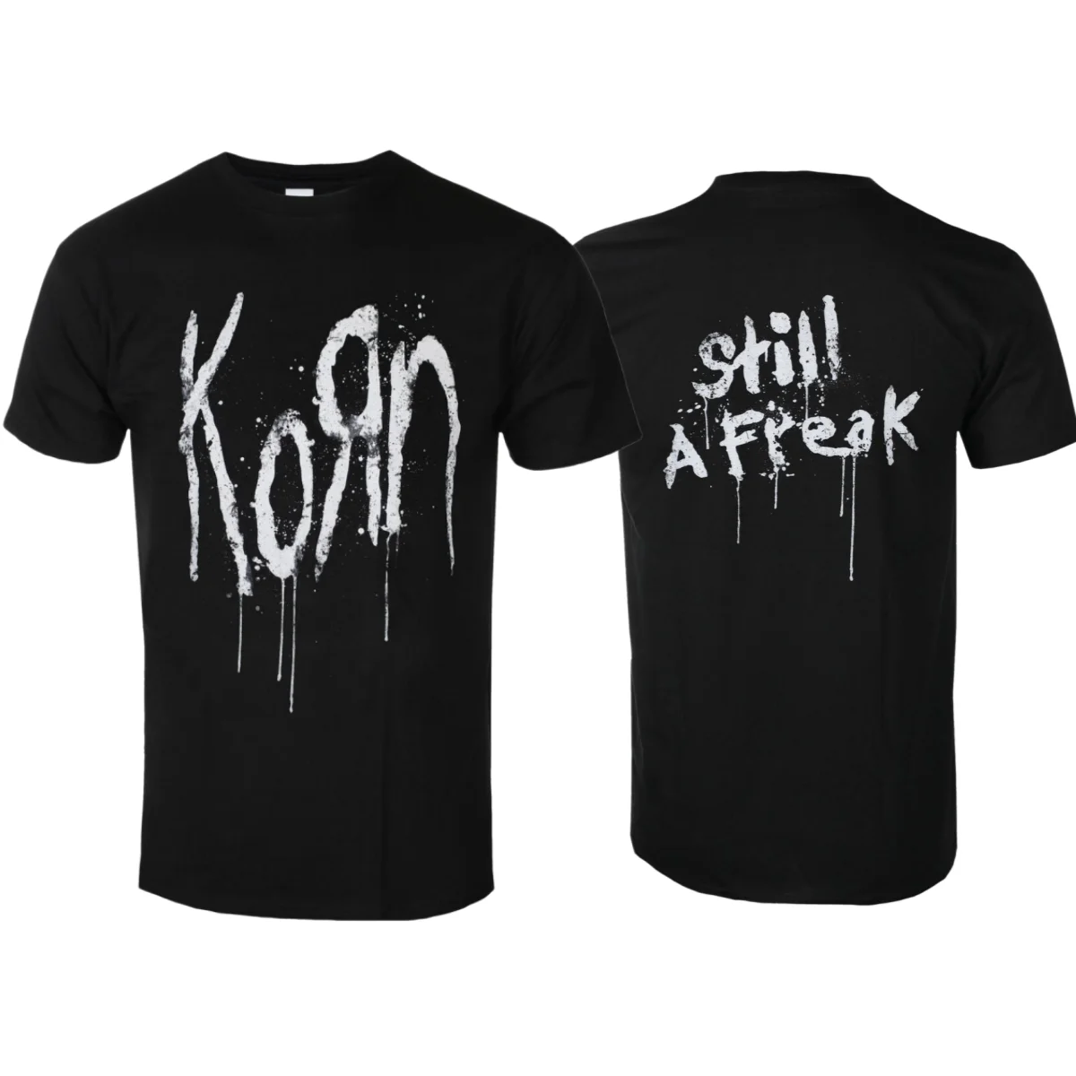 Korn Still A Freak Artistic Patterns Summer Fashion T-Shirt Men Women Cotton T-shirt Casual Street Classic Band T-shirt