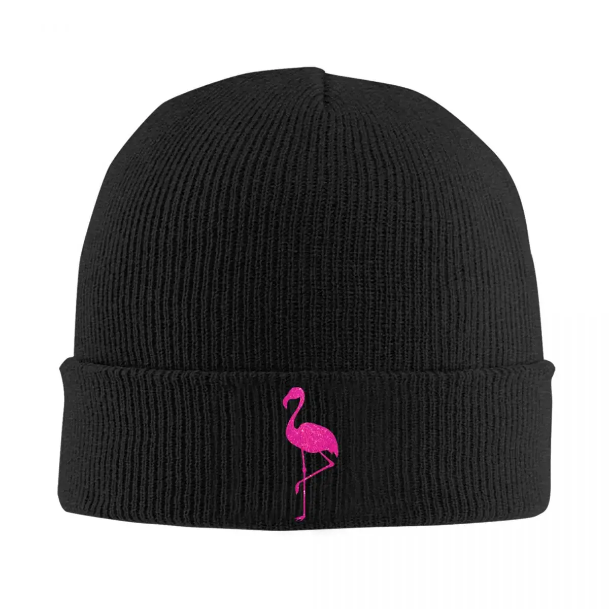 Flamingo Animal Knit Hat Beanies Winter Hat Warm Casual Cap Men Women