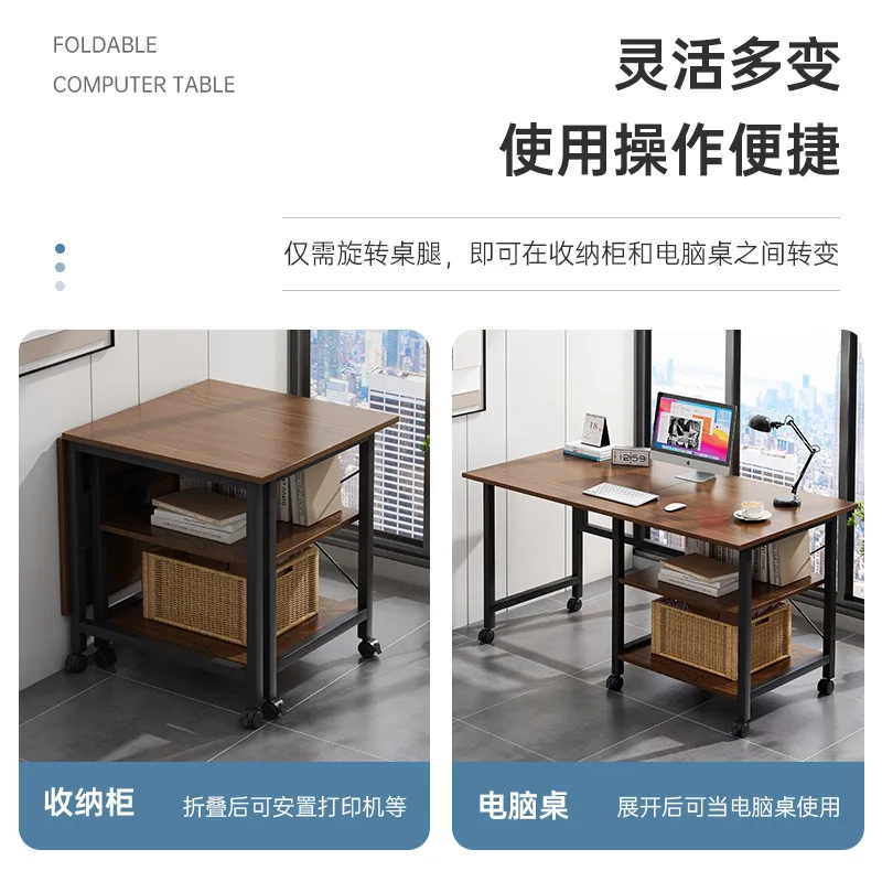 Computer Desk Simple Household Rental Foldable Table Bedroom Student Desk Simple Writing Table Study Small Table