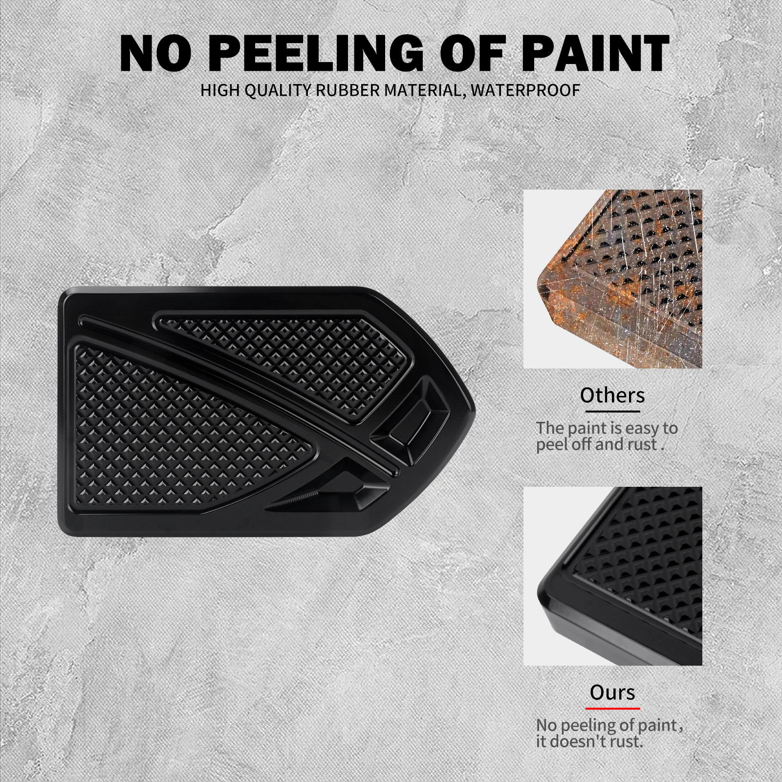Motorcycle Brake Pedals Pad Cover Footpegs For Harley Softail 1986-17 Dyna FLD 12-2016 Touring Street Electra Road Glide 1980-Up 2