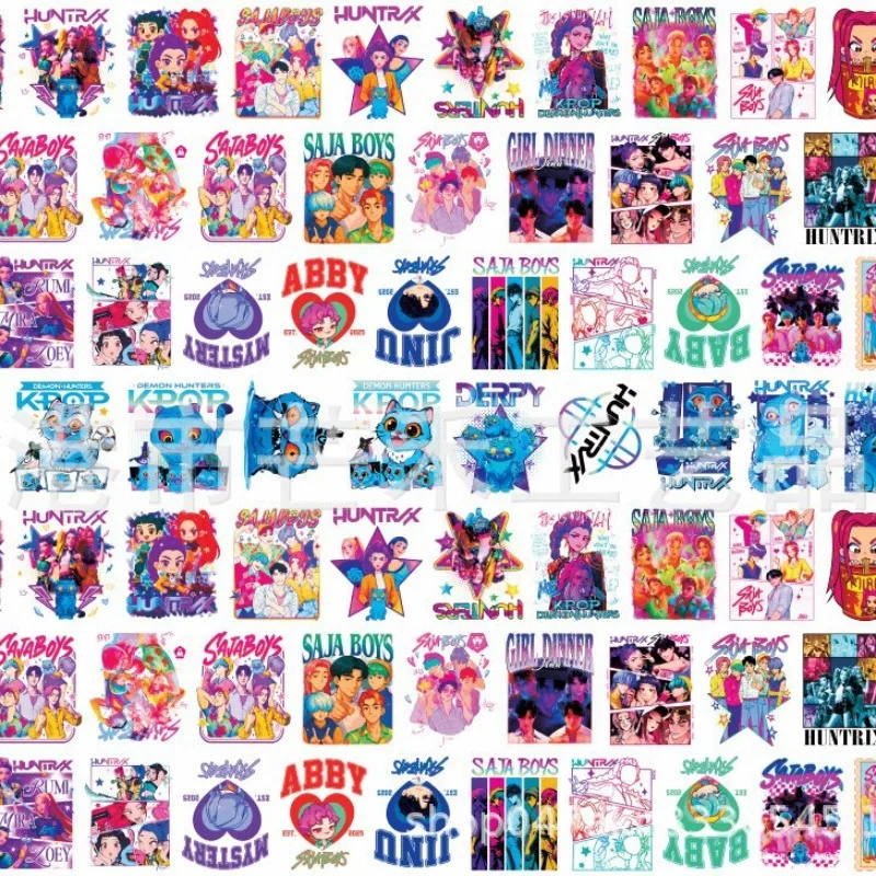 

TK popular anime K-Pop: Demon Hunters acrylic patch 2/4/6/8cm handmade DIY keychain refrigerator sticker accessories materials