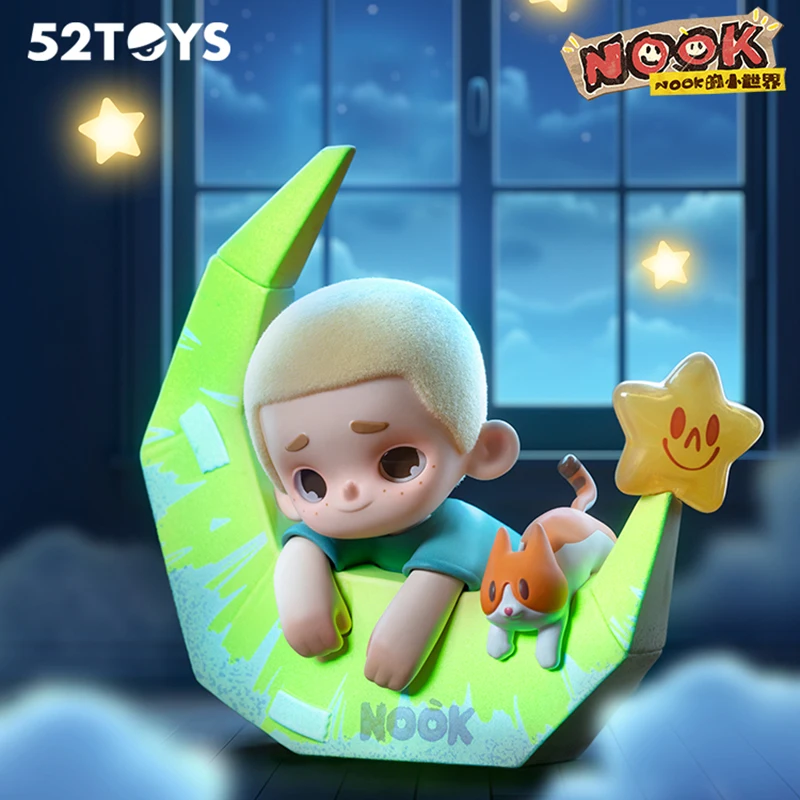 52TOYS NOOK Little World Series Blind Box Surprise Box Original Action Figure Cartoon Model Mystery Box Collection Girls Gift