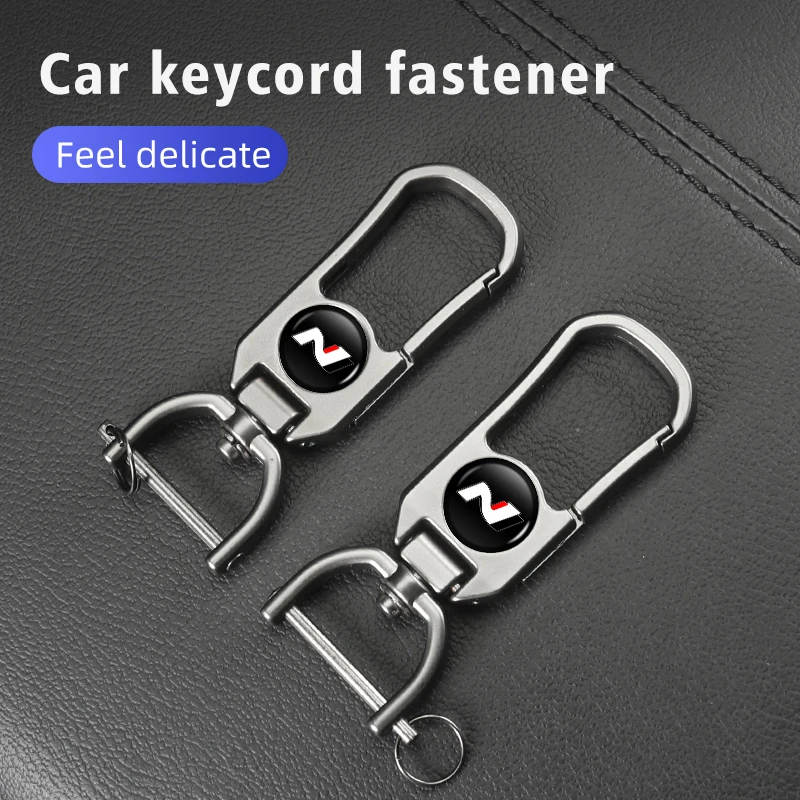 Car KeyChain Metal Badge Key Ring Fashion Keyring Accessory For Hyundai N Line Tuscon NX4 I20 I30 I10 Sonata Elantra