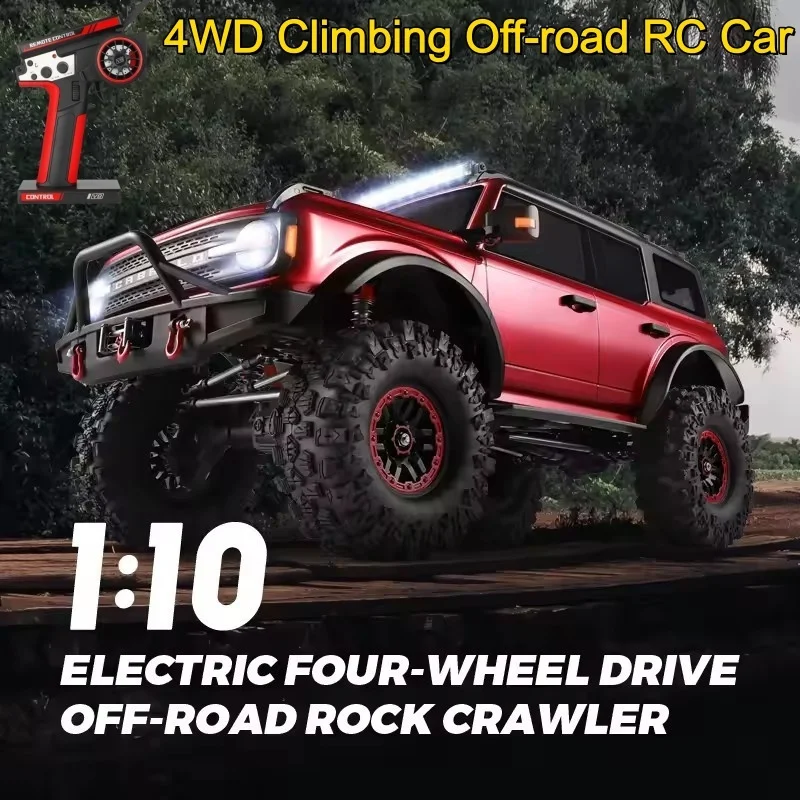 1/10 57CM Large Professional RC Car 4WD Off Road Climgbing Car 2.4G 100M Independent 3CH Receiver RC Off-Road Vehicle Gift Toys