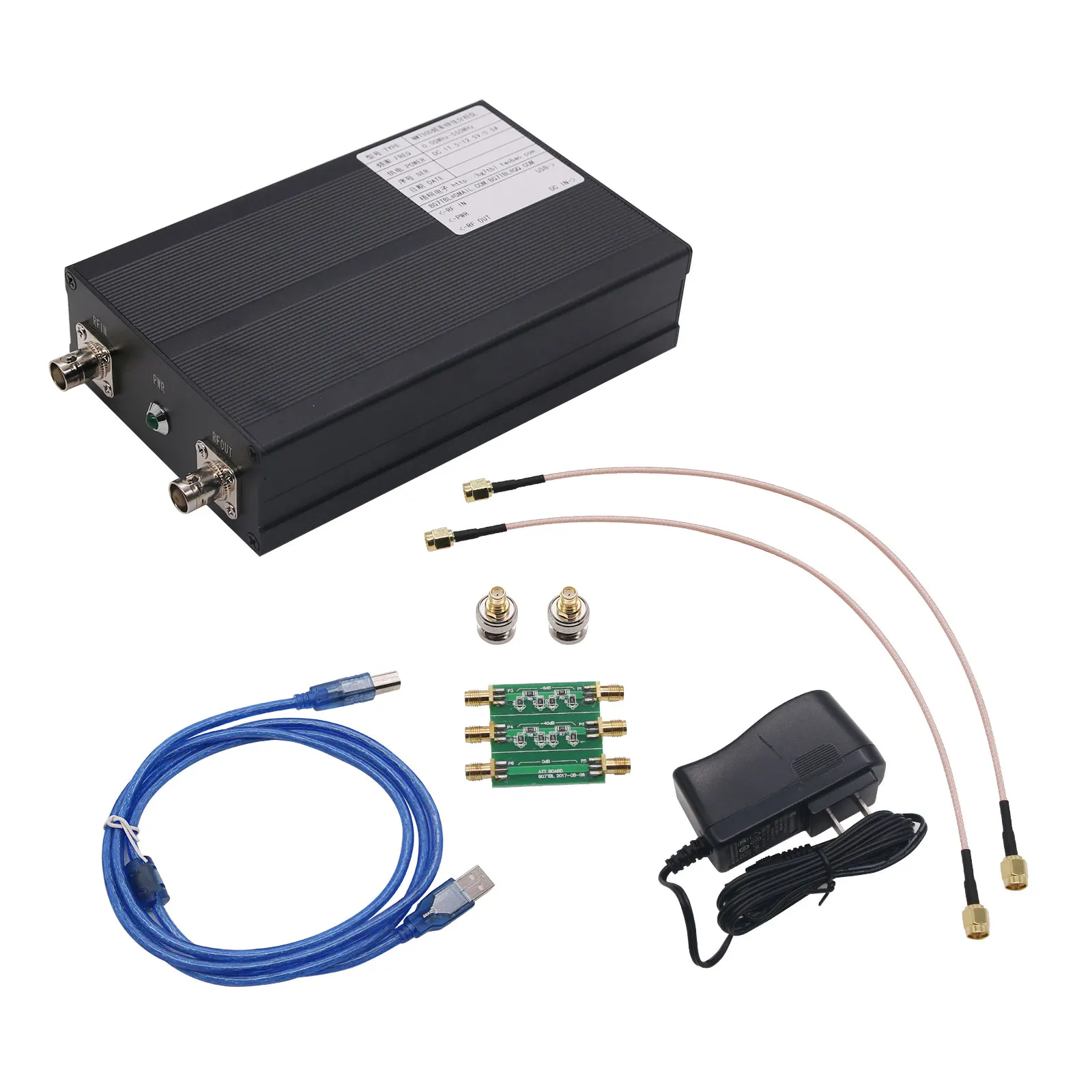 Фото Анализатор частоты и амплитуды NWT500 BNC DC12V 50K-550M с USB-интерфейсом